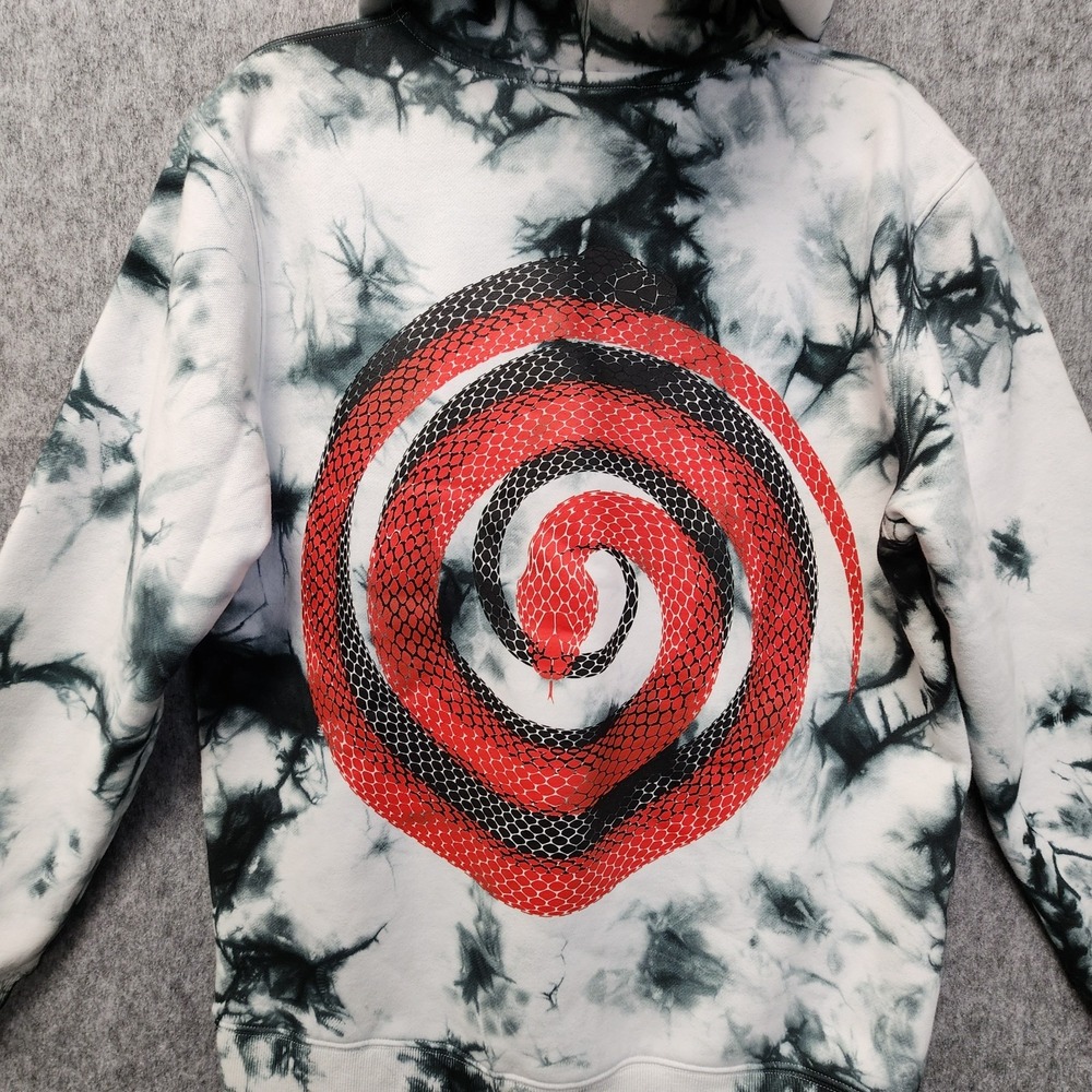 Rezz Hoodie Coiled Snake Hoodie Men Small Tie-Dye Oversized DJ Rezz RARE Graphic - Picture 5 of 9